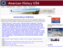 Tablet Screenshot of americanhistoryusa.com